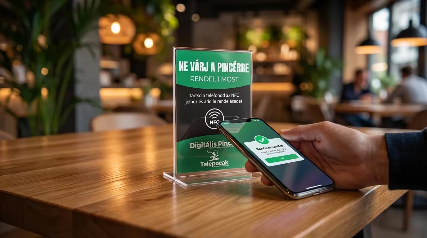 Digitális pincér akcióban