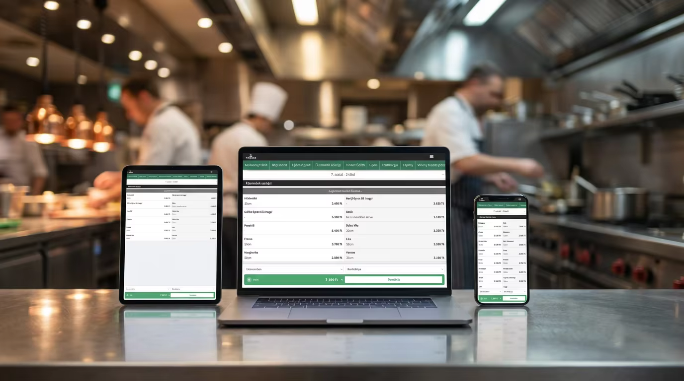 Konyhai rendeléskezelés